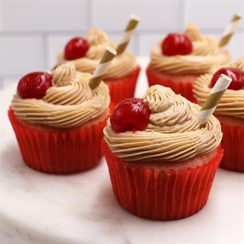 Cherry Cola Cupcakes