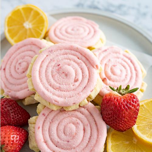 Strawberry Lemonade Cookies